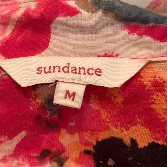 Sundance Floral Bleach Tie Dye Top - Picture 5 of 6